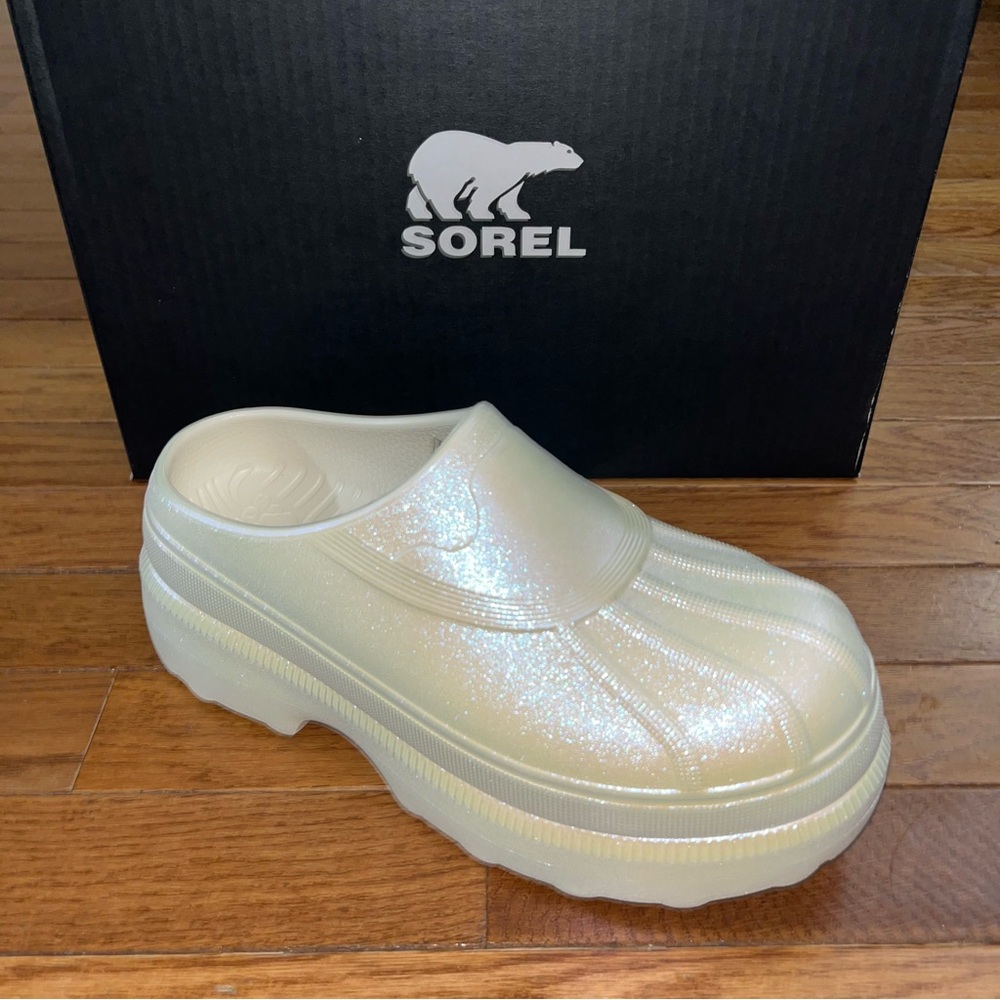 Sorel Cream Mules